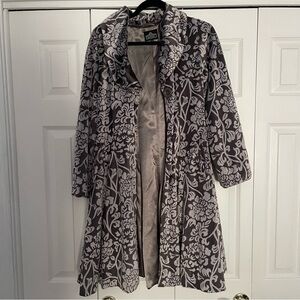 Angie Gray and Silver Floral Jacket